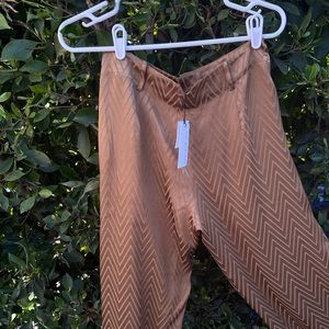 Jacquard Chevron Trouser Pants